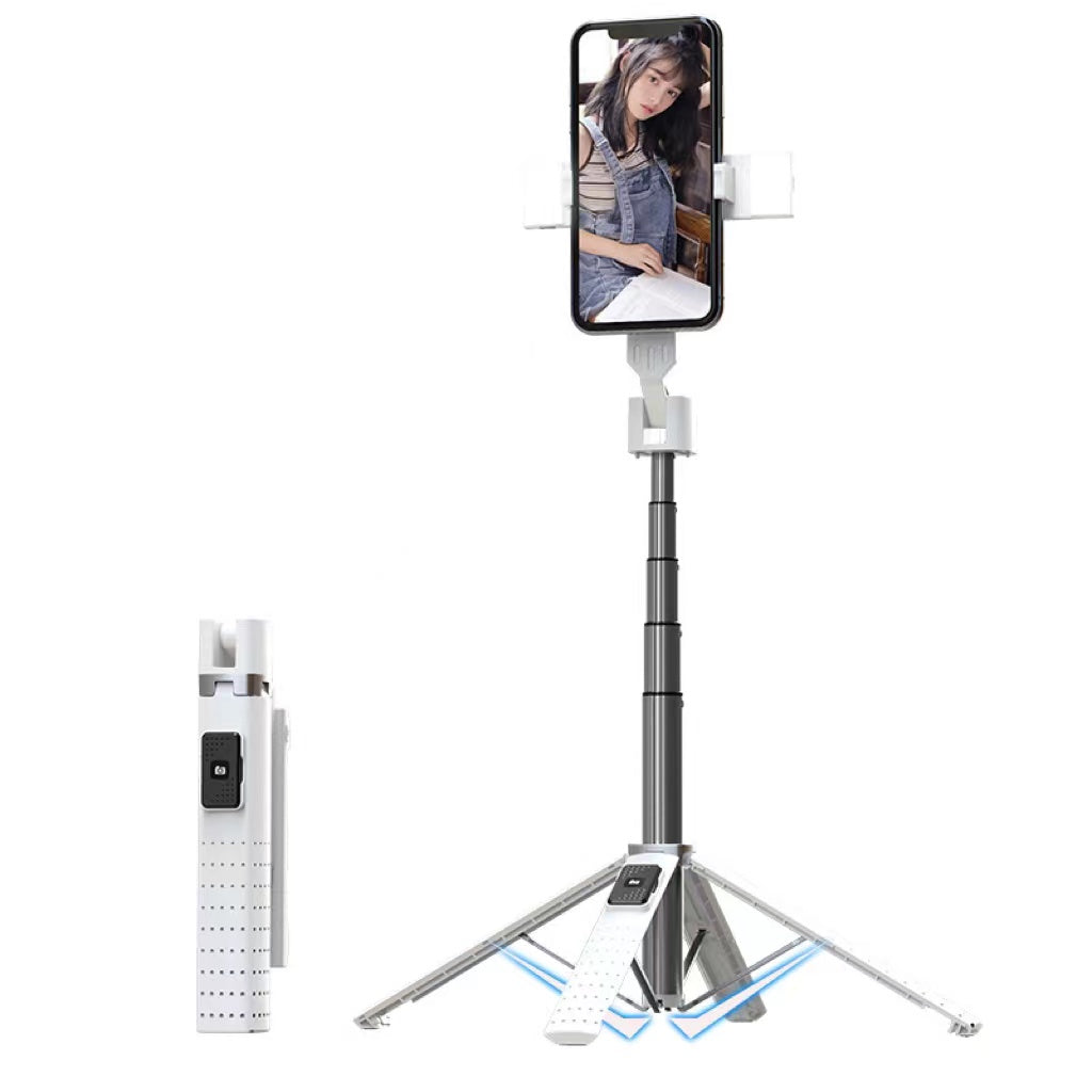 Tetrapod Handy Doppel-Fülllicht-Halter Bluetooth Selfie-Stick