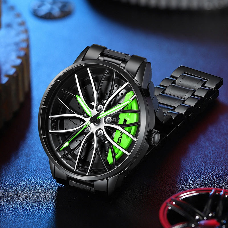 SVJ Wheel Watch AMG488 Green Caliper